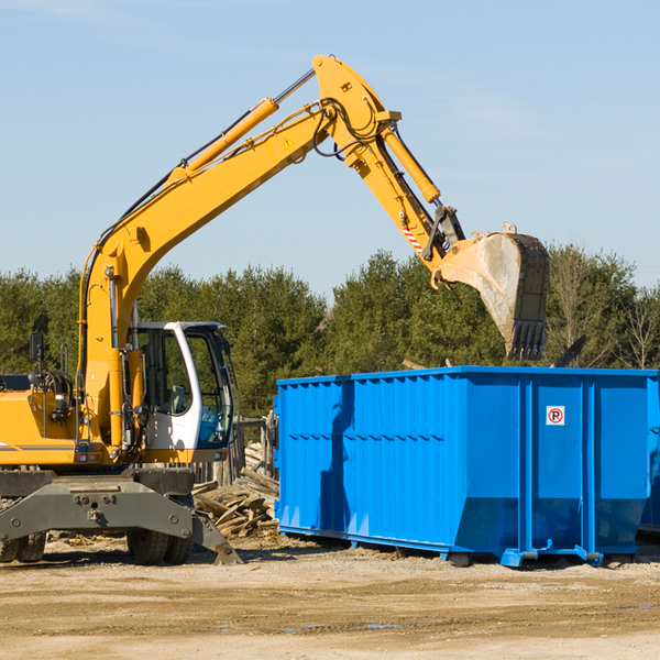 are there any restrictions on where a residential dumpster can be placed in Allensville